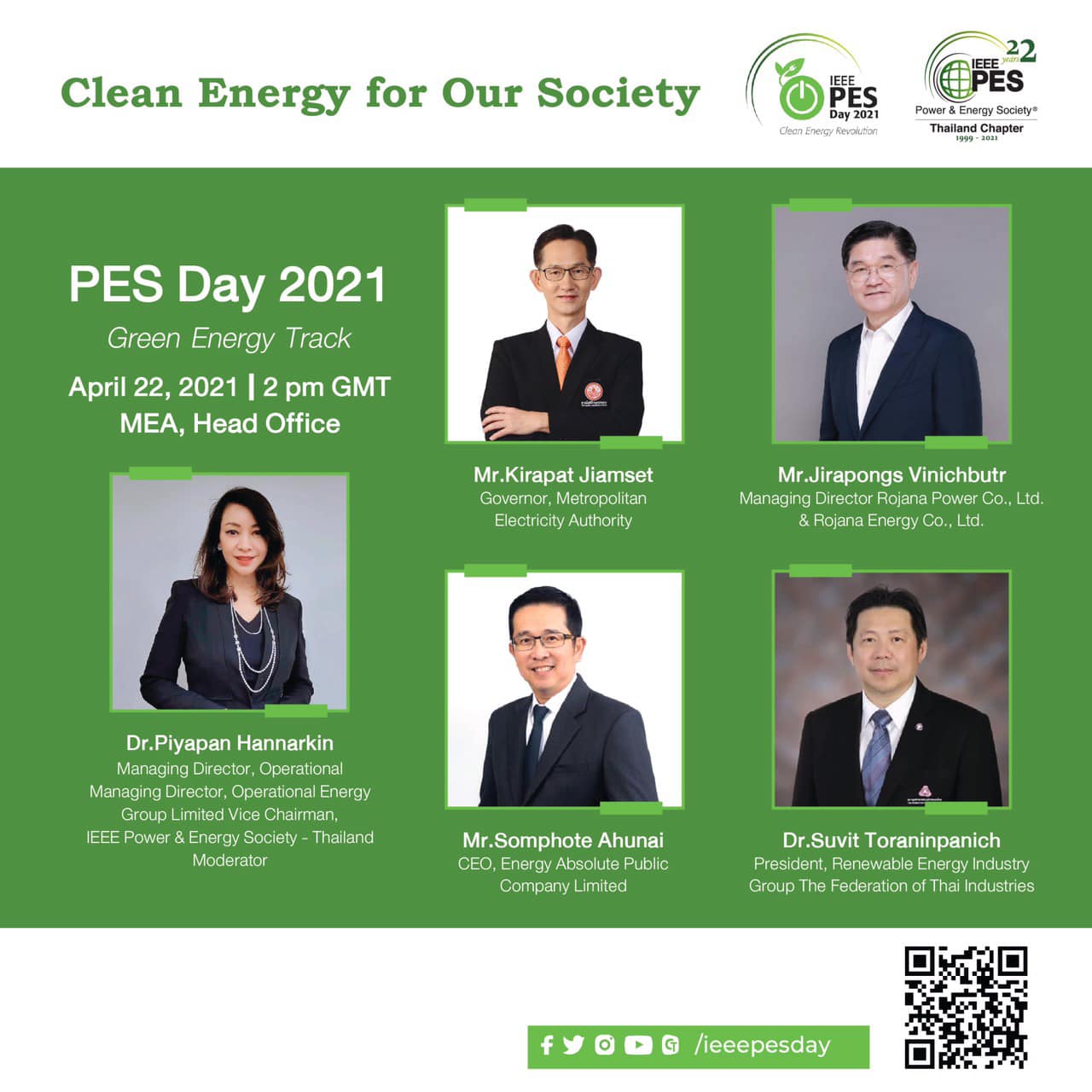 PES Day 2021 Green Energy Talk